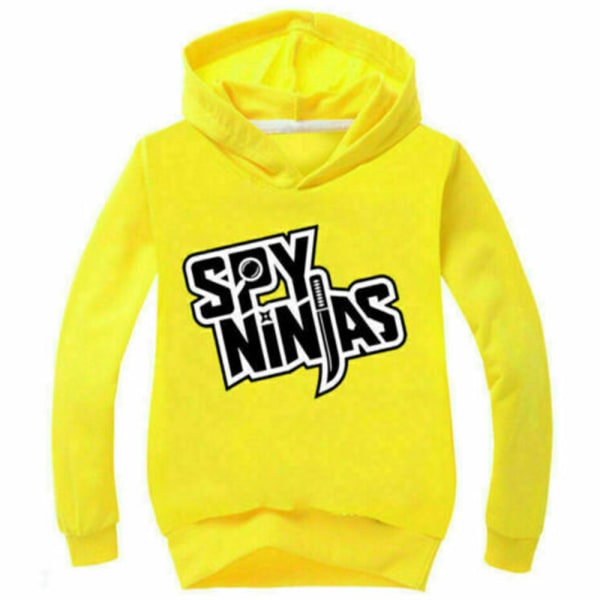 SPY NINJA CWC inspirerad huvtröja Youtuber Merch Top Tee Sweatshirt pink 150cm