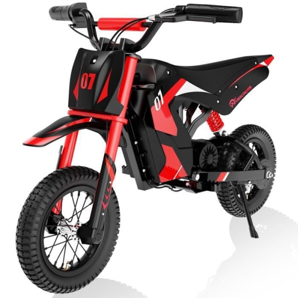 EVERCROSS EV12M elektrisk motorcykel för barn 3-12 år 300W 25KM/H 3  hastighetsnivåer, 12" däck Super Gift Red 38b1 | Fyndiq