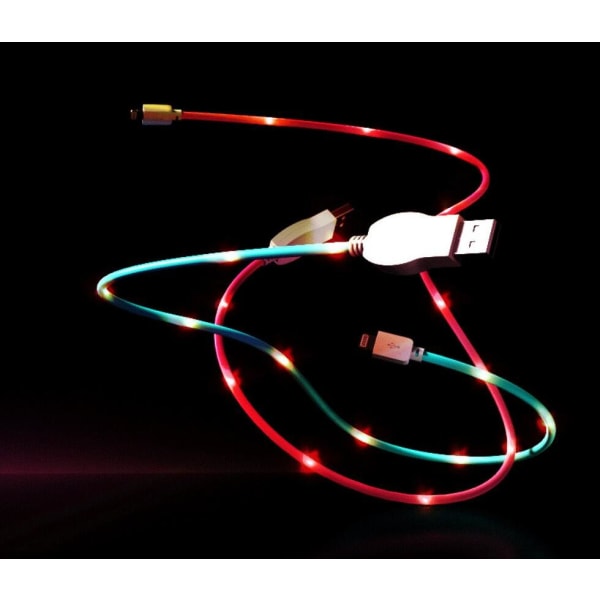 LED-Ladekabel som Danser til Musikk - Lightning White