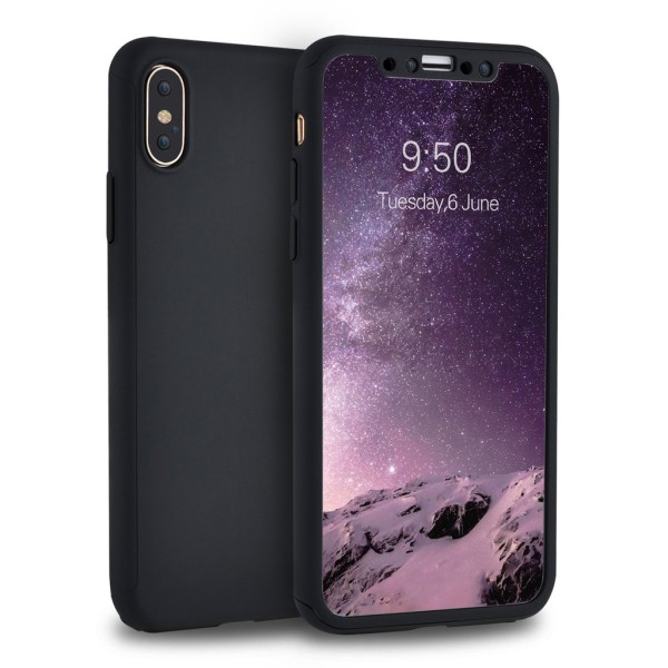 PC case 360 iPhone XS Max Black