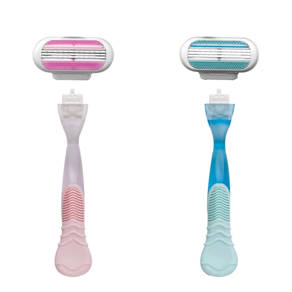 Barbersett for Kvinner - Håndtak og 4 blader, Kompatibelt med Gillette Venua Blue