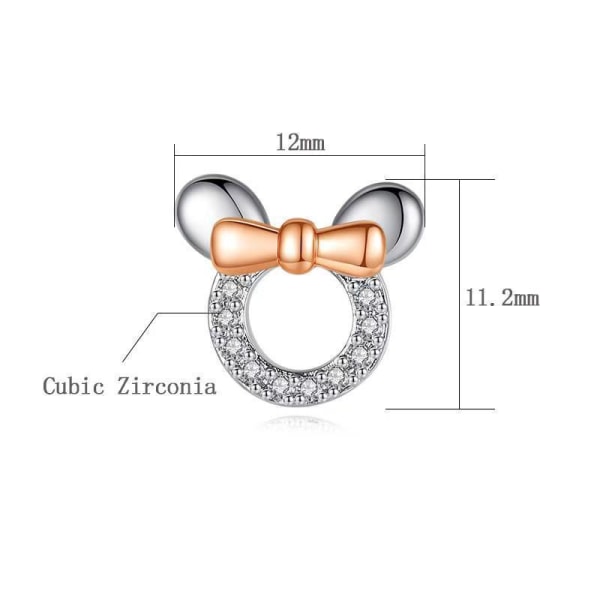 Örhänge+halsband Mouse set Silver Necklace+Earrings