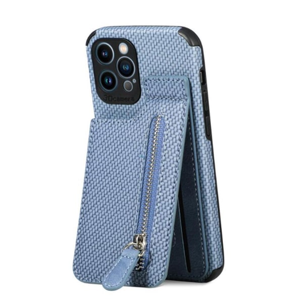 iPhone Skal med MagSafe Korthållare och Myntfack Blå Iphone 14 Pro