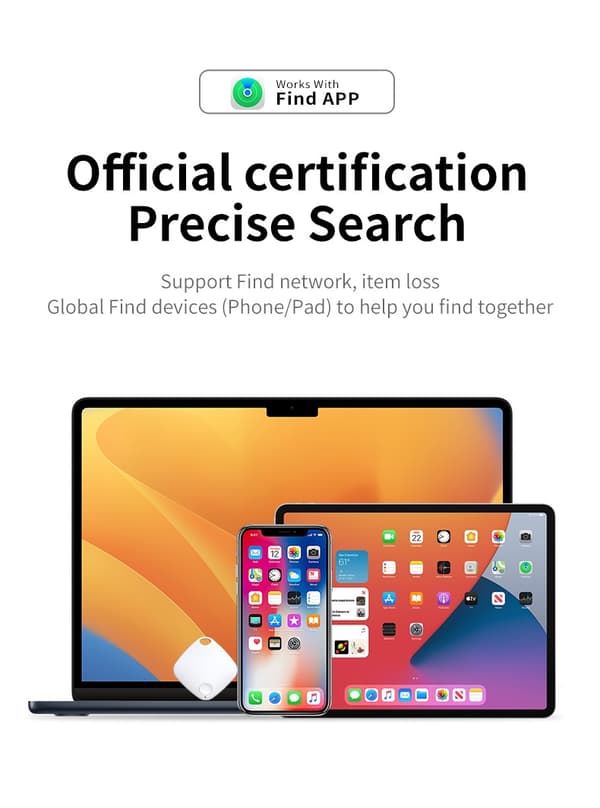 SafeTrak X - Smart tracker for Apple Find My Black