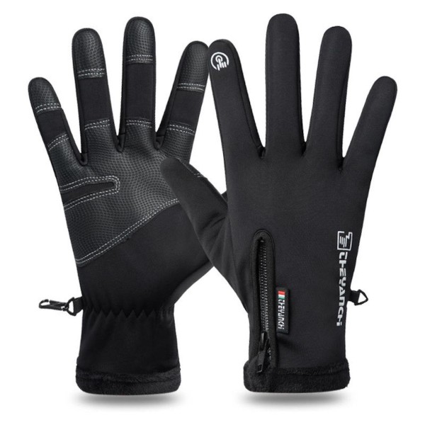 Unisex Touchscreen Handsker 9063 - Varmt og vindtæt Black L