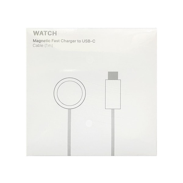 Apple Watch Magnetisk Laddkabel med USB-C Vit one size