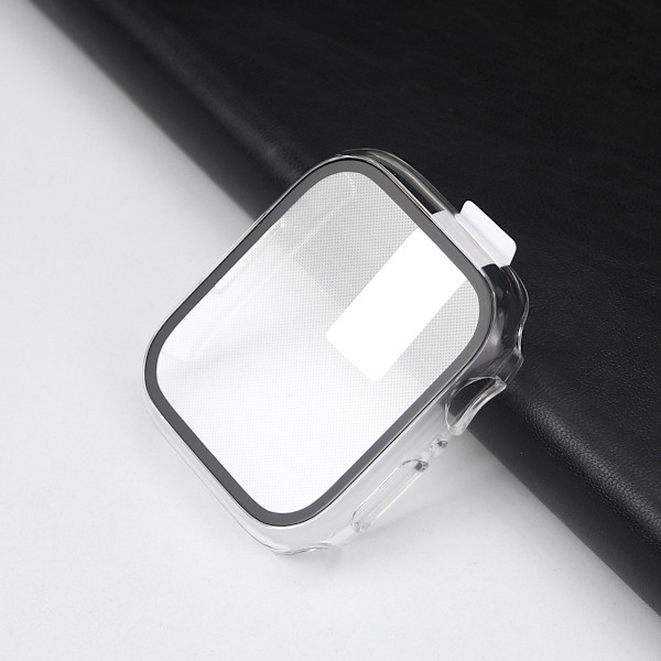 Apple Watch Shell + Glass Protection - Full beskyttelse 45mm - 1pack - Clear