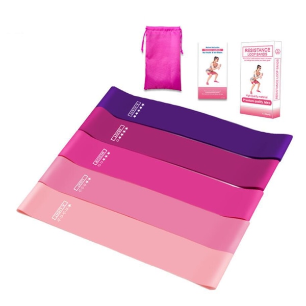 Exercise band 5-pack Multicolor one size