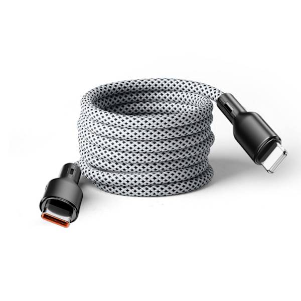 MagnoLoop – Smart Magnetisk Laddkabel White one size