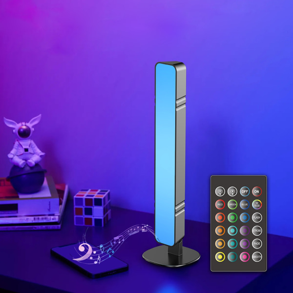 RGB Pöytälamppu Musiikkisynkronoinnilla ja Kaukosäätimellä
