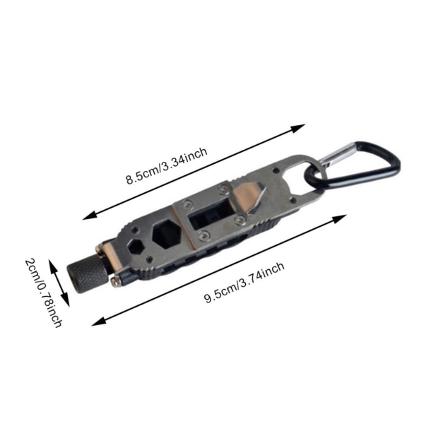 Multifunction tool 9 in 1 Black one size