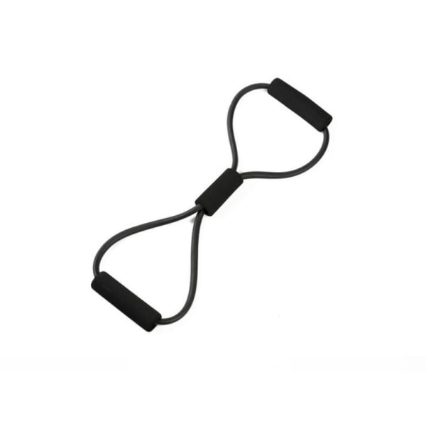3x Modstandsband - Træningsbånd med håndtag Black one size