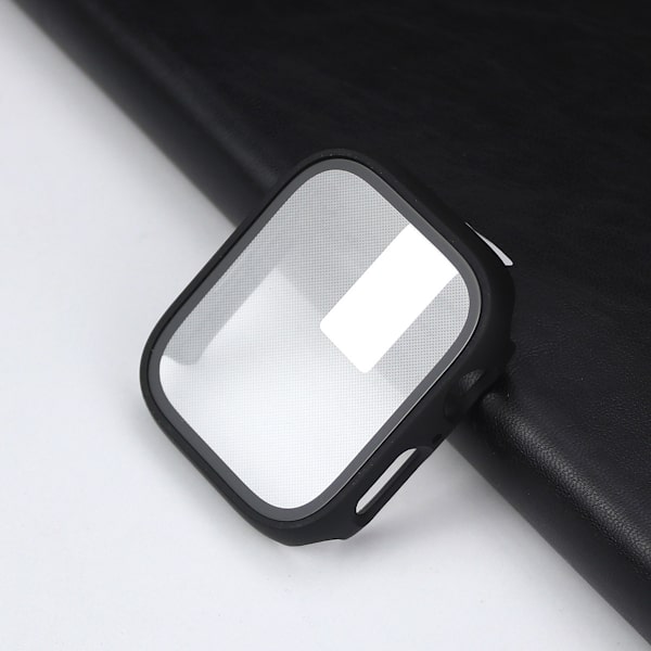 Apple Watch Shell + Glasbeskyttelse - Fuld beskyttelse 44mm - 1pack - Black