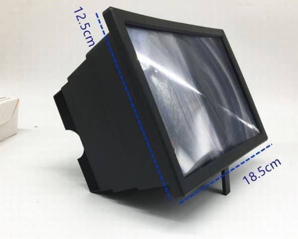 2.8 Skærmforstørrelse Black one size