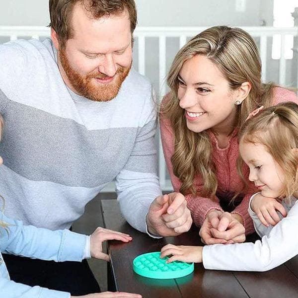 Push pop Bubble Sensory Fidget Toy Red one size