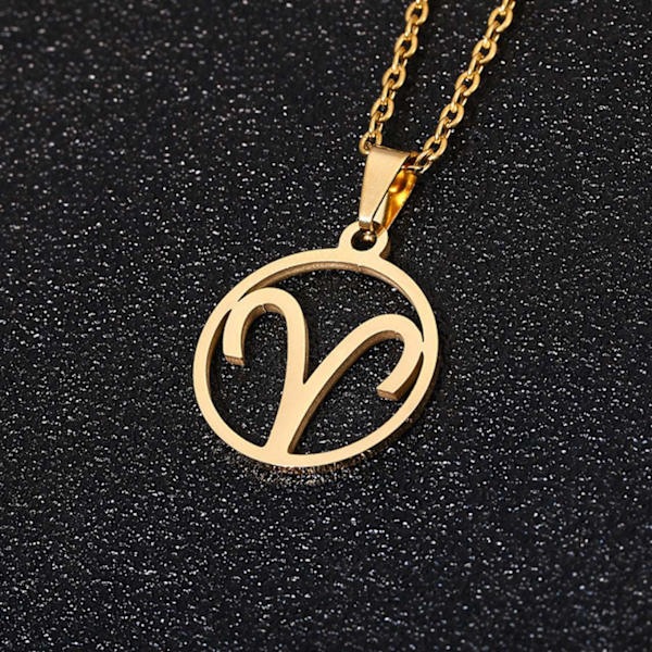 Halsband med stjärntecken Guld one size