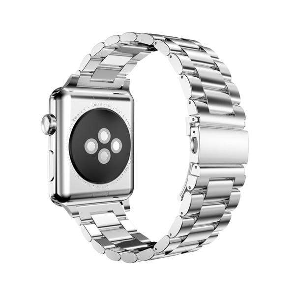 Elegant Metallarmband i Rostfritt Stål för Apple Watch Silver 38/40/41mm