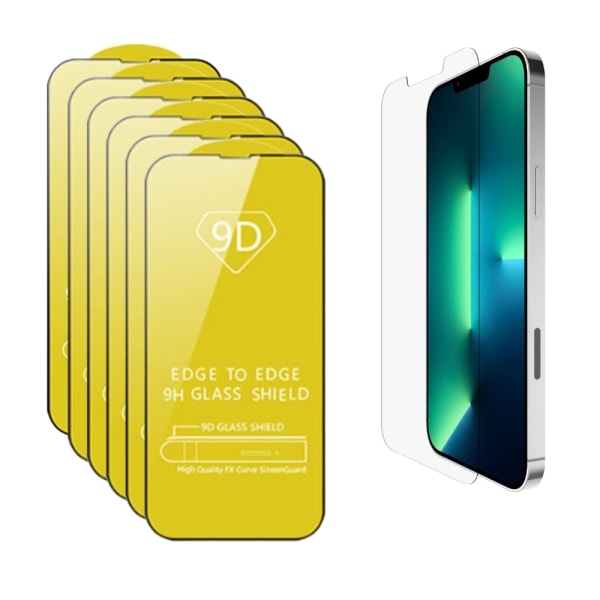 6-Pack Premium Skärmskydd i Härdat Glas för iPhone iPhone 12/12 Pro