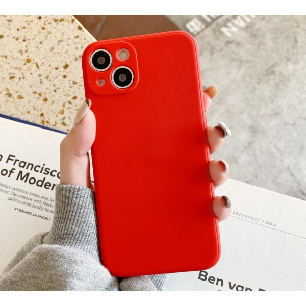 Silikone cover til iPhone 13 Pro Red one size