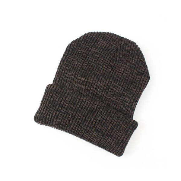 Talvinen Puuvillaneulehattu - Tyylikäs ja Säädettävä Kaikille Dark brown one size