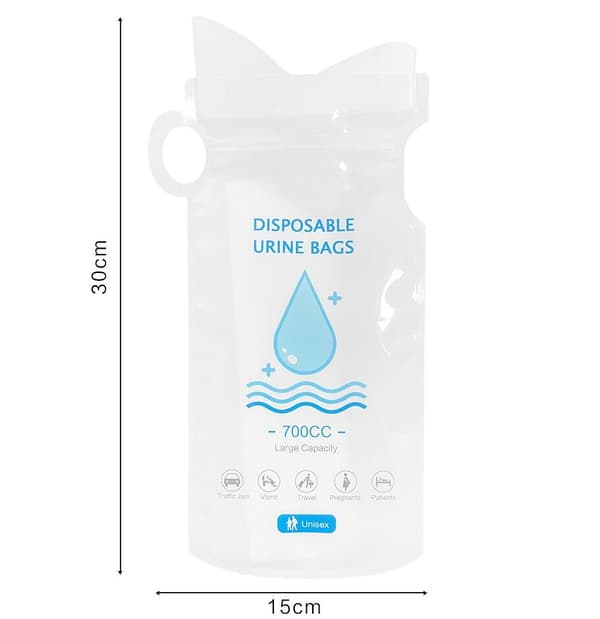 Nødurin- og Oppkastpose - 700ml Engangs Unisex