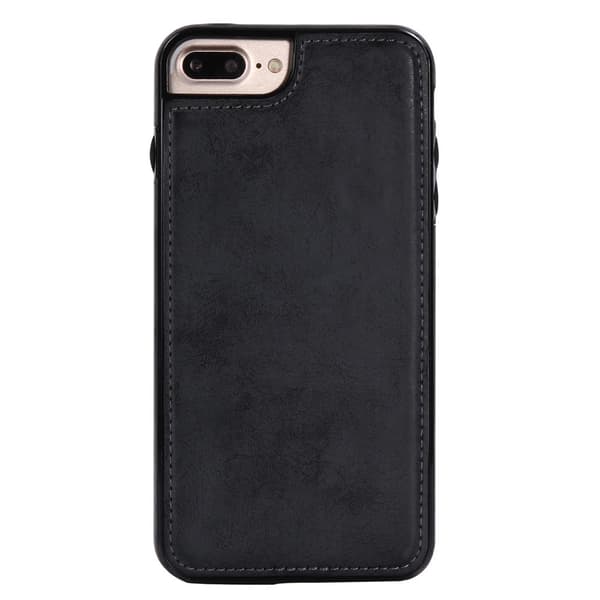 Suede magnetfodral för iPhone 6/6s med magnetlås. Svart one size