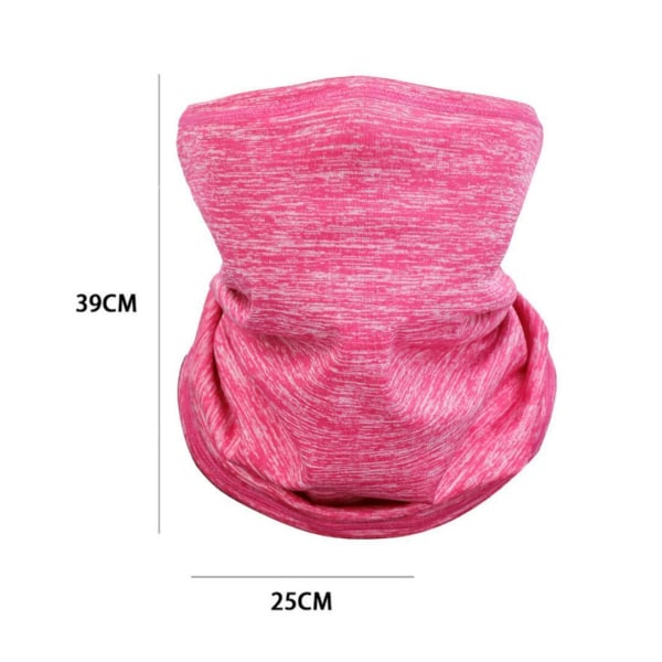 Multifunktionell Bandana med Filterficka Pink one size
