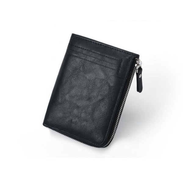 RFID-suojattu vetoketjullinen lompakko 'Zip Wallet' Black one size