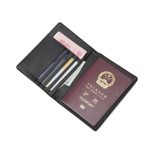 RFID Travel Wallet i tre farver Black one size