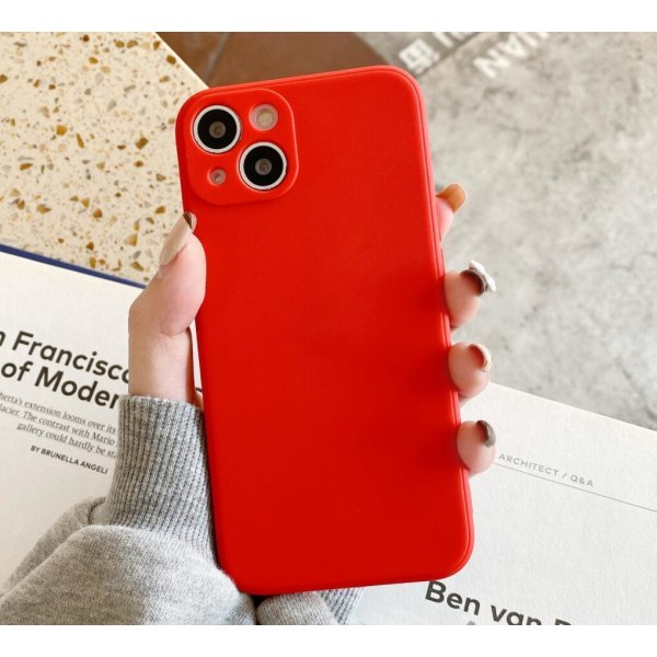 Silikone cover til iPhone 12 Red one size