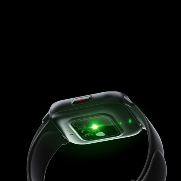 QS16 PRO Smartwatch – Avancerad Hälsomonitor och Träningsklocka Svart