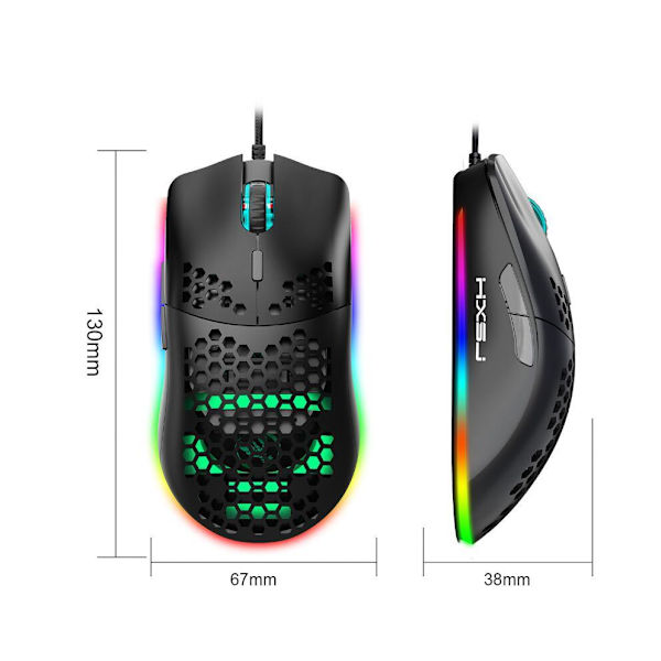 Programmerbar spillmus Black one size