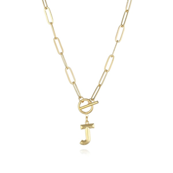 Kæde med bogstavet A-Z Gold one size