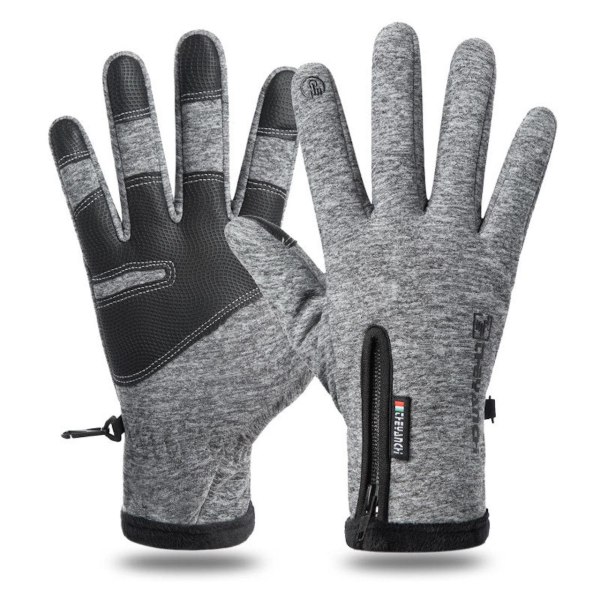 Unisex Touchscreen Handskar 9063 - Varmt och vindtätt grå L