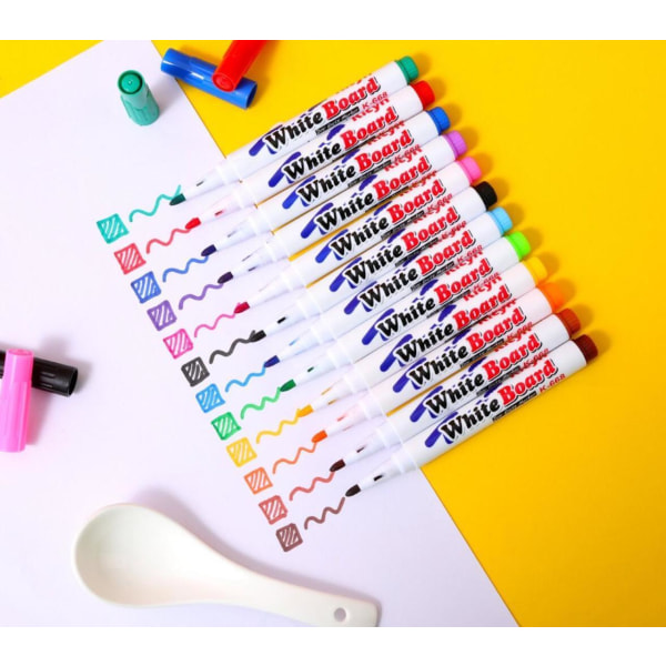 Magiska pennor – 12-pack multifärg one size 1365 | Multicolor | one size |  Fyndiq
