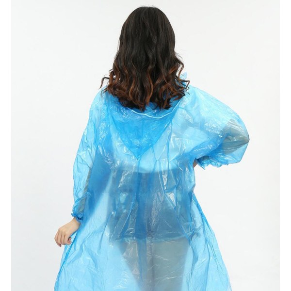 Engangsraincoat - Beskyt dig selv mod uventede regnskyl med en h Multicolor one size