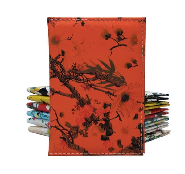 Blomsterdesign pas pas dækker Orange one size
