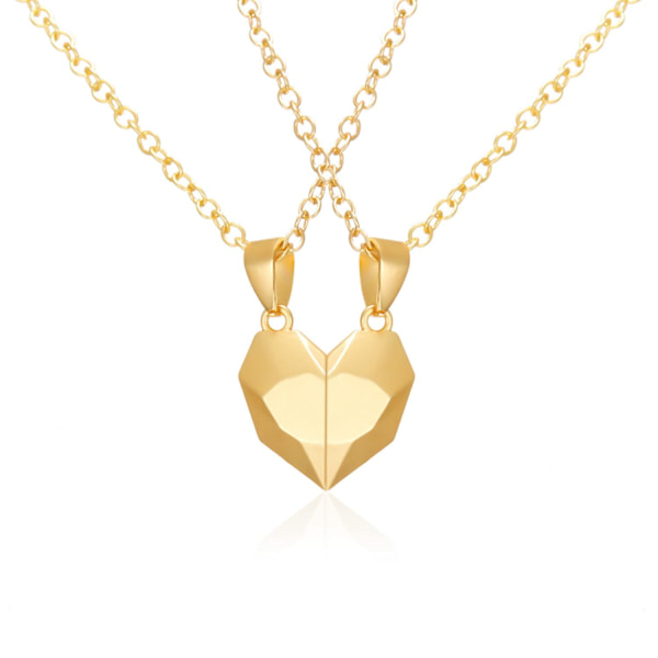 Venskabs halskæde "Hearts" - Elegant og unikt design Gold one size