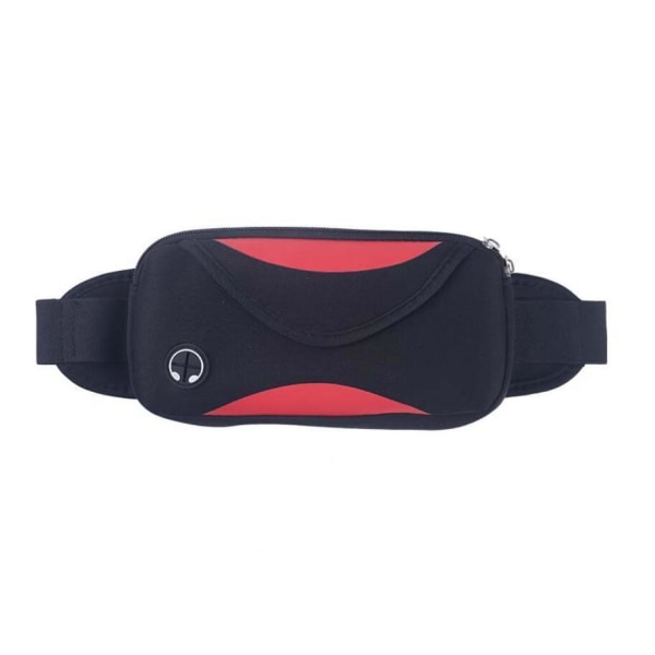 Dobbelt farve talje - 5 forskellige farver Red one size