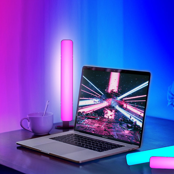 RGB Skrivebordslampe med Musiksynkronisering og Fjernbetjening