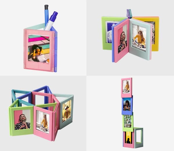 Magnetiske Bilderrammer for Polaroid/Instax Grey one size