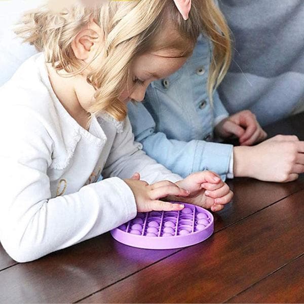 Push pop Bubble Sensory Fidget Toy Red one size