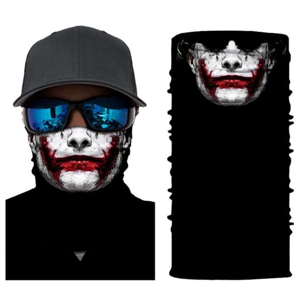 2-Pack Multifunktionella Bandanas - Skydd och Stil Svart one size