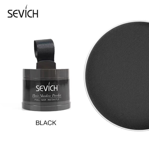 Sevich Hair Shadow – Hårfyldningspudder til Hårlinje Black