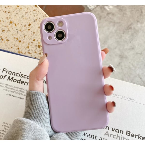 Silikone cover til iPhone 12 Purple one size