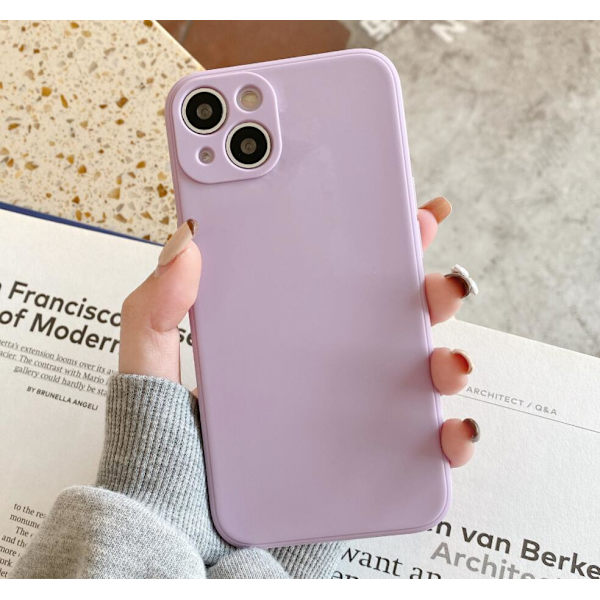 Silikonskal till iPhone 12 Lila one size