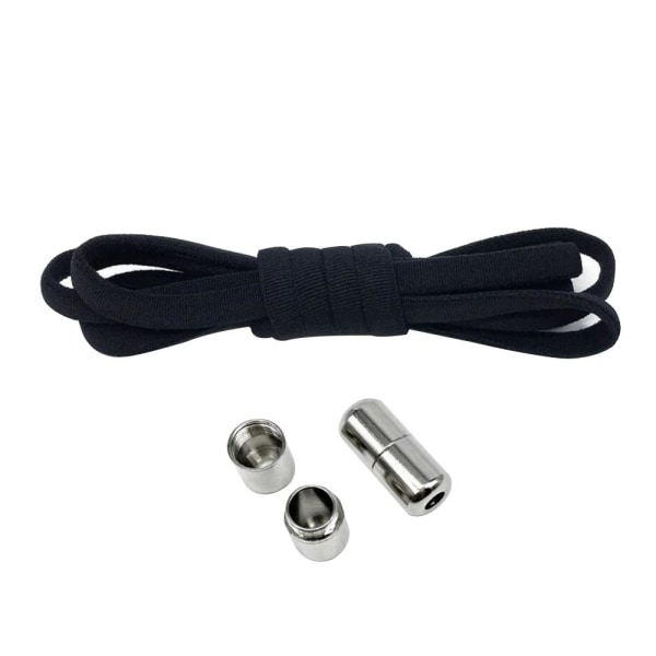 Käännä Buckle Lazy Shoelace Black one size