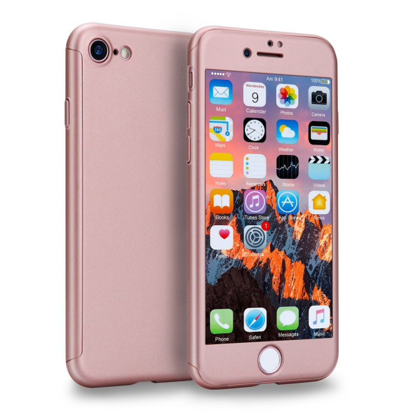 PC case 360 iPhone 6+ Pink gold