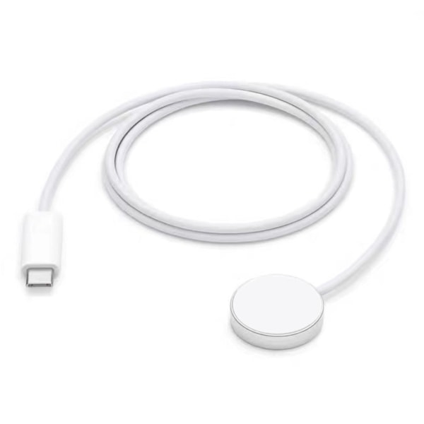 Apple Watch Magnetisk Ladekabel med USB-C White one size