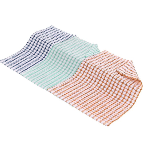 Tre kjøkkenhåndklær i tre forskjellige farger MultiColor one size